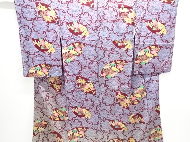 Japanese Kimono / Chirimen Kinsha Silk